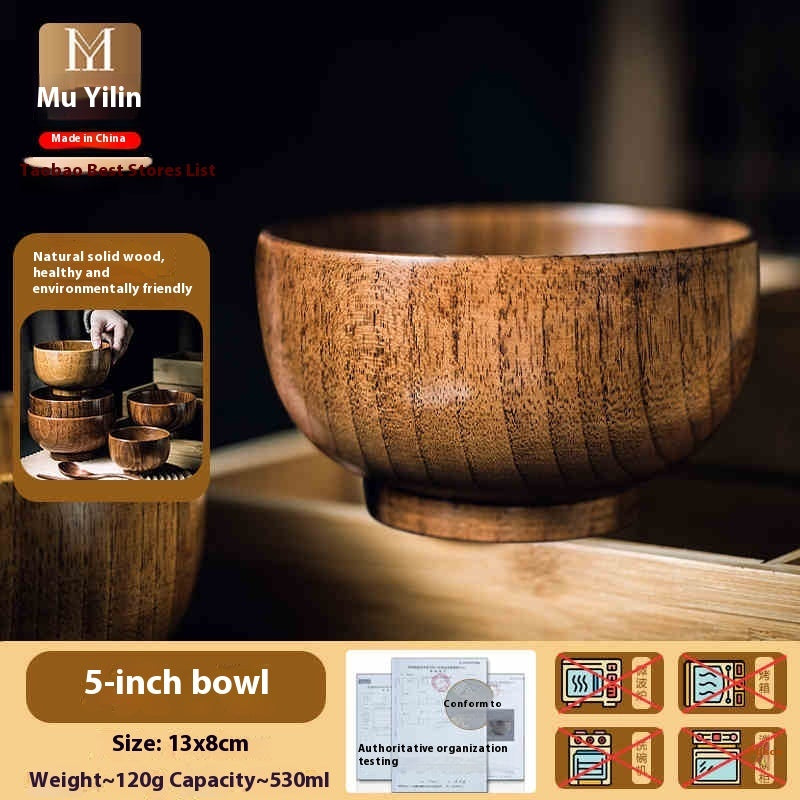 Eco-Friendly Wooden Bowls - Sustainable, Biodegradable, Durable