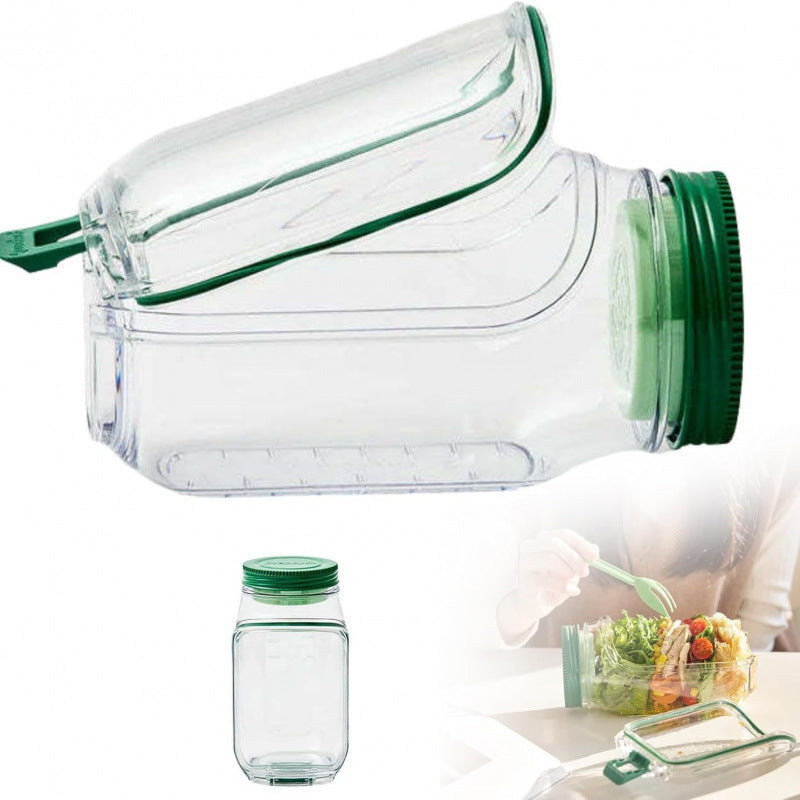 Portable Salad Pod – All-In-One Leak-Proof Food Container