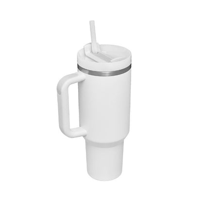 Insulated Travel Mug with Handle - Eco-Friendly