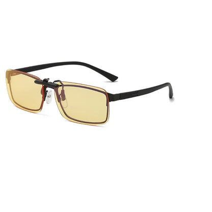 Anti-Fatigue Clip-On Glasses for Blue Light Protection
