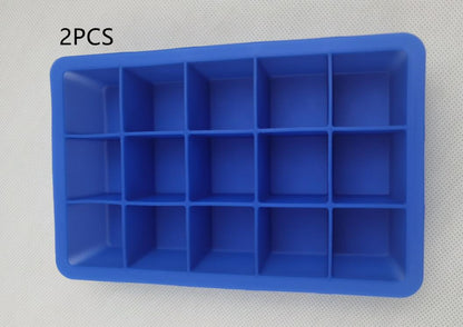 Eco-Friendly Silicone Ice Cube Tray - Durable & Reusable