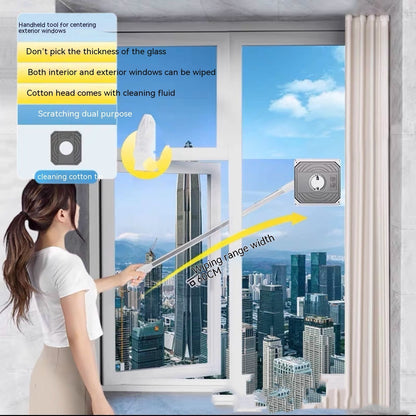 Eco-Friendly Double-Sided Glass Wiper for High Rise Windows