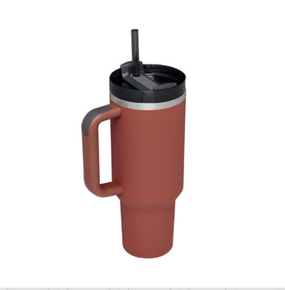 Insulated Travel Mug with Handle - Eco-Friendly