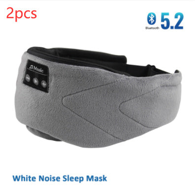 Sleep Mask with Built-In White Noise for Enhanced Sleep