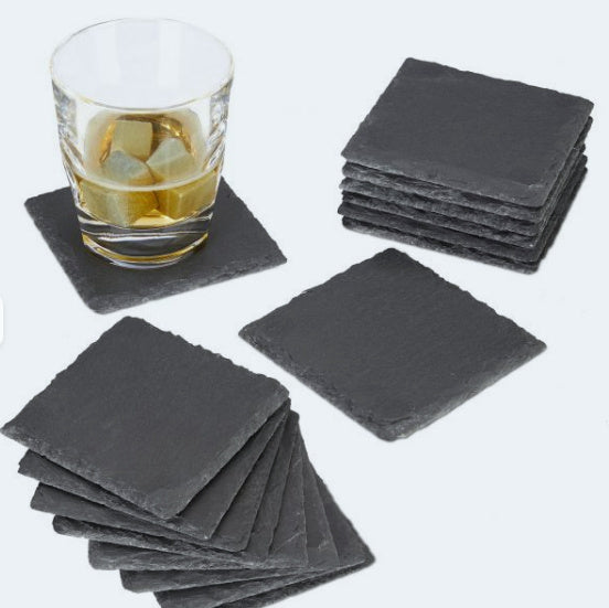 Eco-Friendly Black Natural Slate Serving Plate