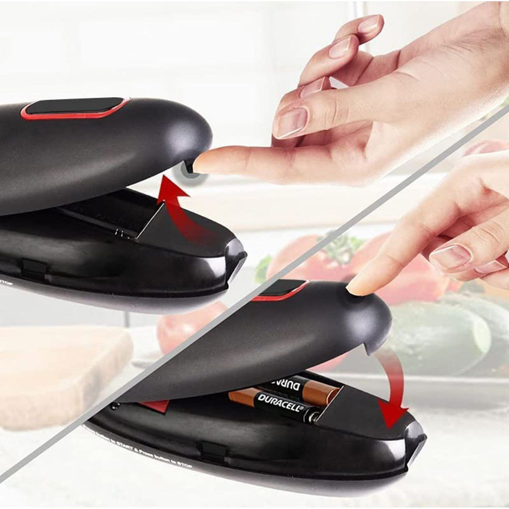 One-Touch Electric Can Opener (Hands-Free, Portable)