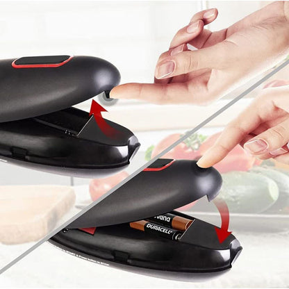One-Touch Electric Can Opener (Hands-Free, Portable)