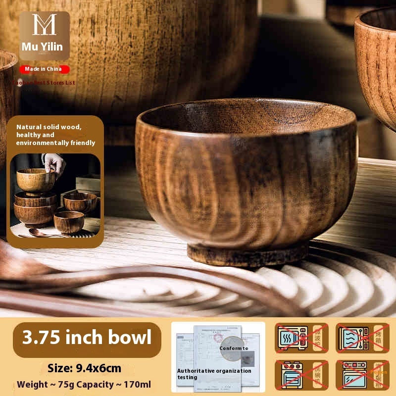 Eco-Friendly Wooden Bowls - Sustainable, Biodegradable, Durable