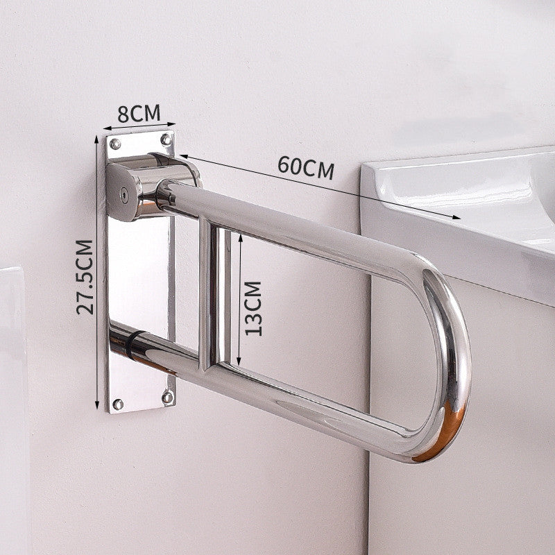 L-Shaped Stainless Steel Bathroom Safety Grab Bar