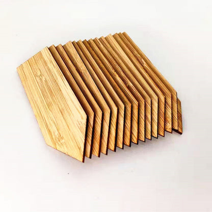 Eco-Friendly Geometric Wooden Hooks for Home Organization