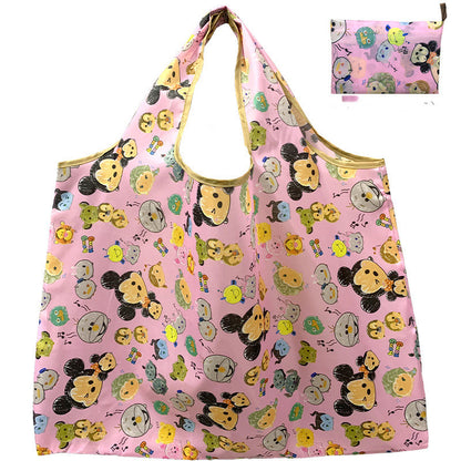 Eco-Friendly Reusable Shopping Bag - Durable Floral Tote for Groceries