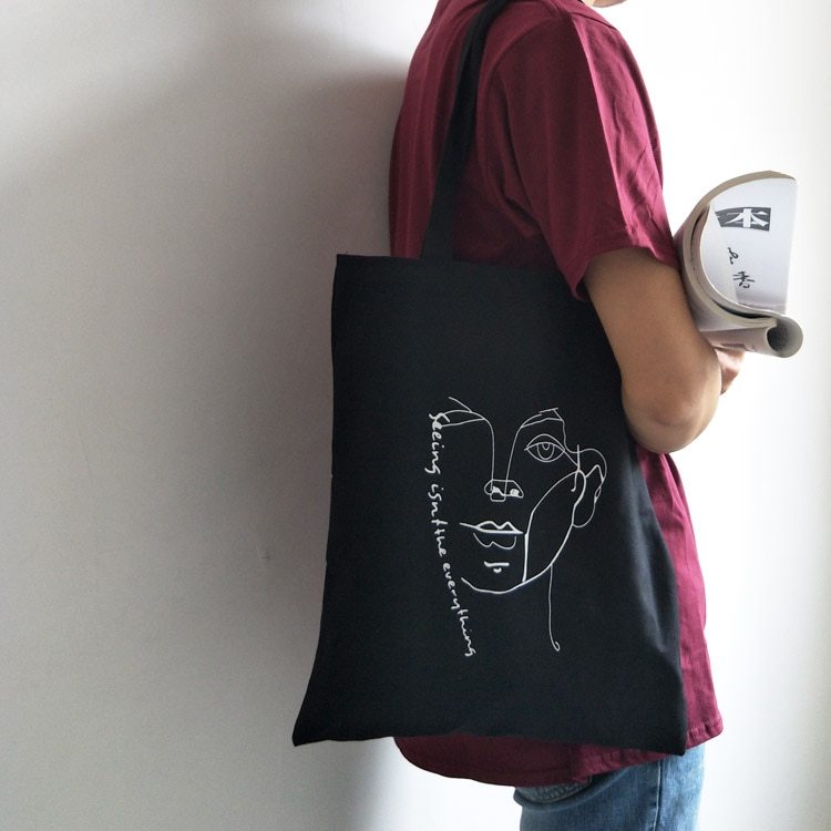 Eco-Friendly Reusable Cotton Tote Bag - Sustainable Shopping Solution