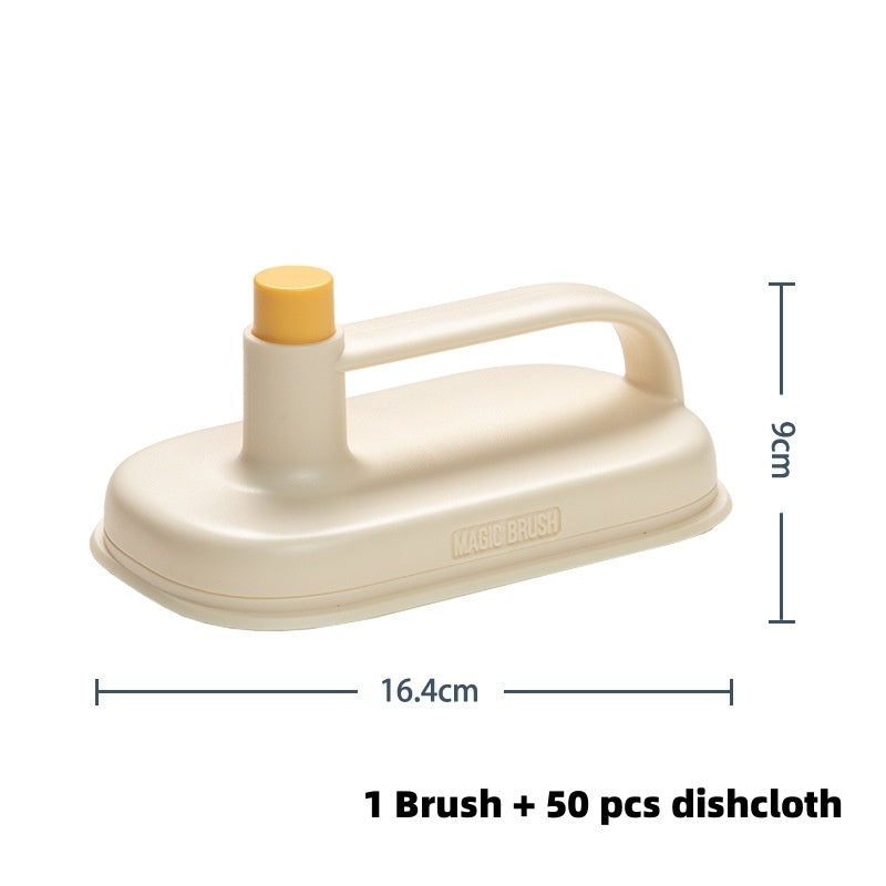 Eco-Friendly Multi-Purpose Cleaning Brush with Handle