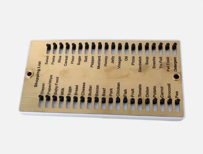 Eco-Friendly Reusable Memory Shopping List Reminder Board