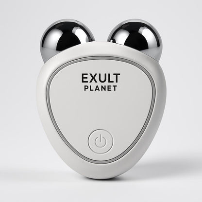 Pink V-Shaped Facial Massager for Wellness and Sustainability