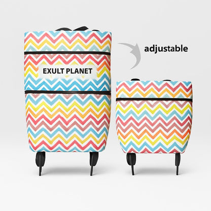 Eco-Friendly 2-in-1 Foldable Shopping Cart with Organizer