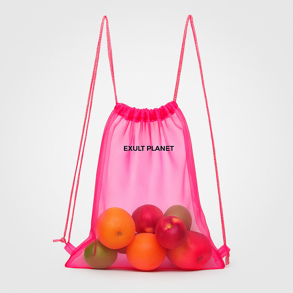 Eco-Friendly Transparent Mesh Reusable Shopping Bag