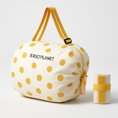 Eco-Friendly Reusable Camouflage Shopping Tote - Large, Foldable, Durable