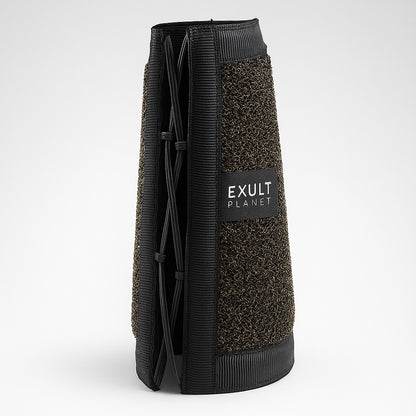 Eco-Friendly Makeup Brush Arm Strap Holder - Black & Gold