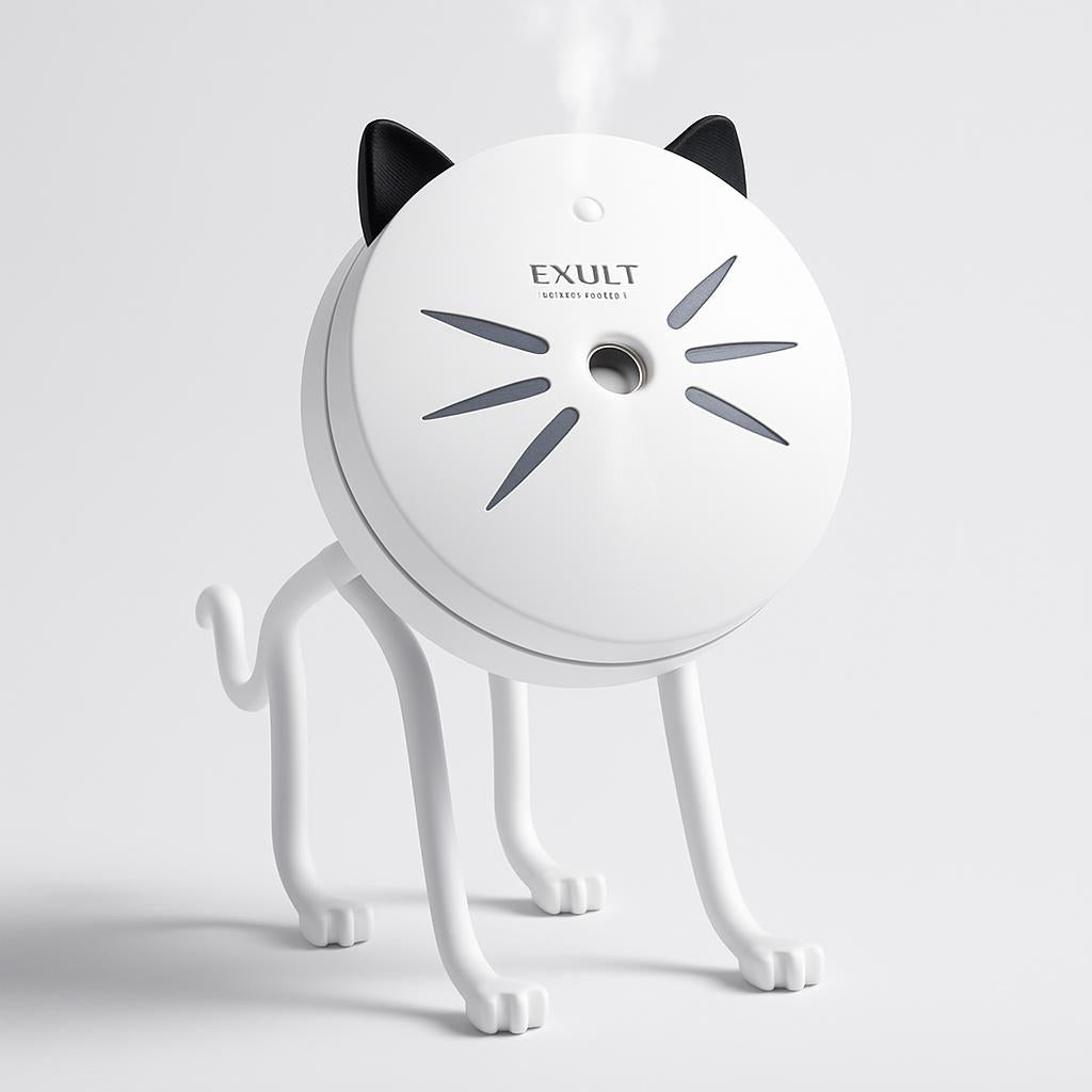 Cat Ear Design Humidifier - Compact, Eco-Friendly Air Quality Enhancer