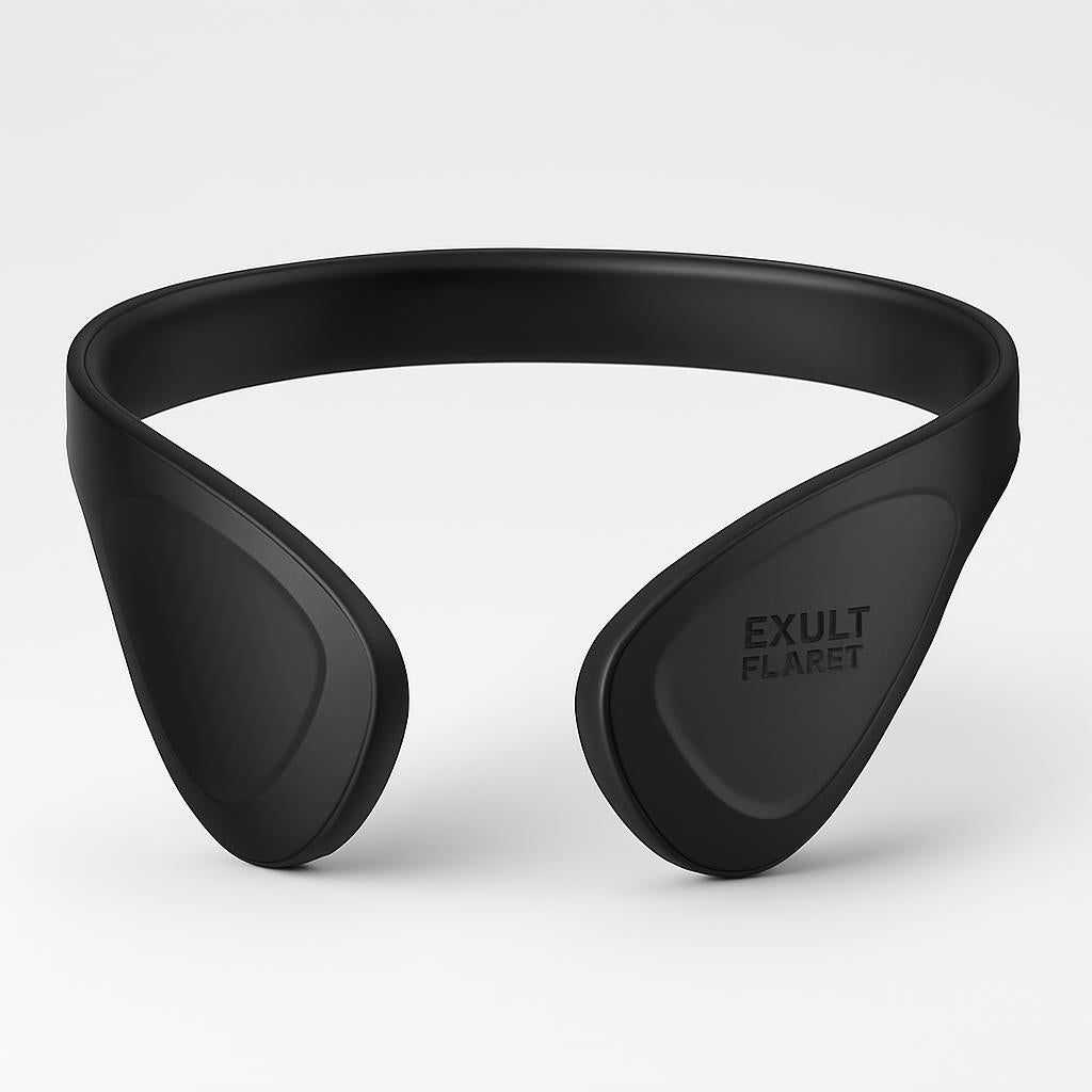 Eco-Friendly Black Ergonomic Facial Massage Device