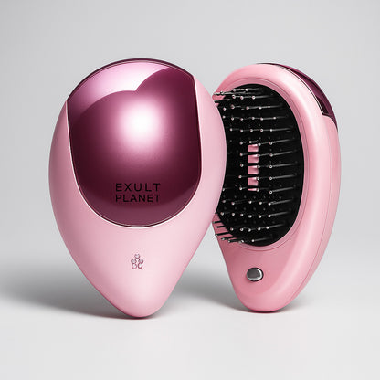 Portable Electric Sound Wave Hair Massage Comb with Ion Therapy