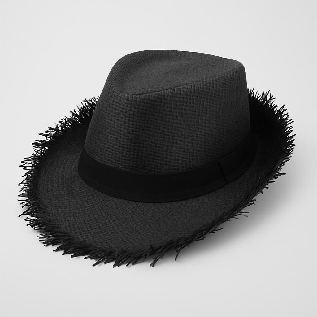 Men's Eco-Friendly Straw Top Hat for Stylish Sun Protection