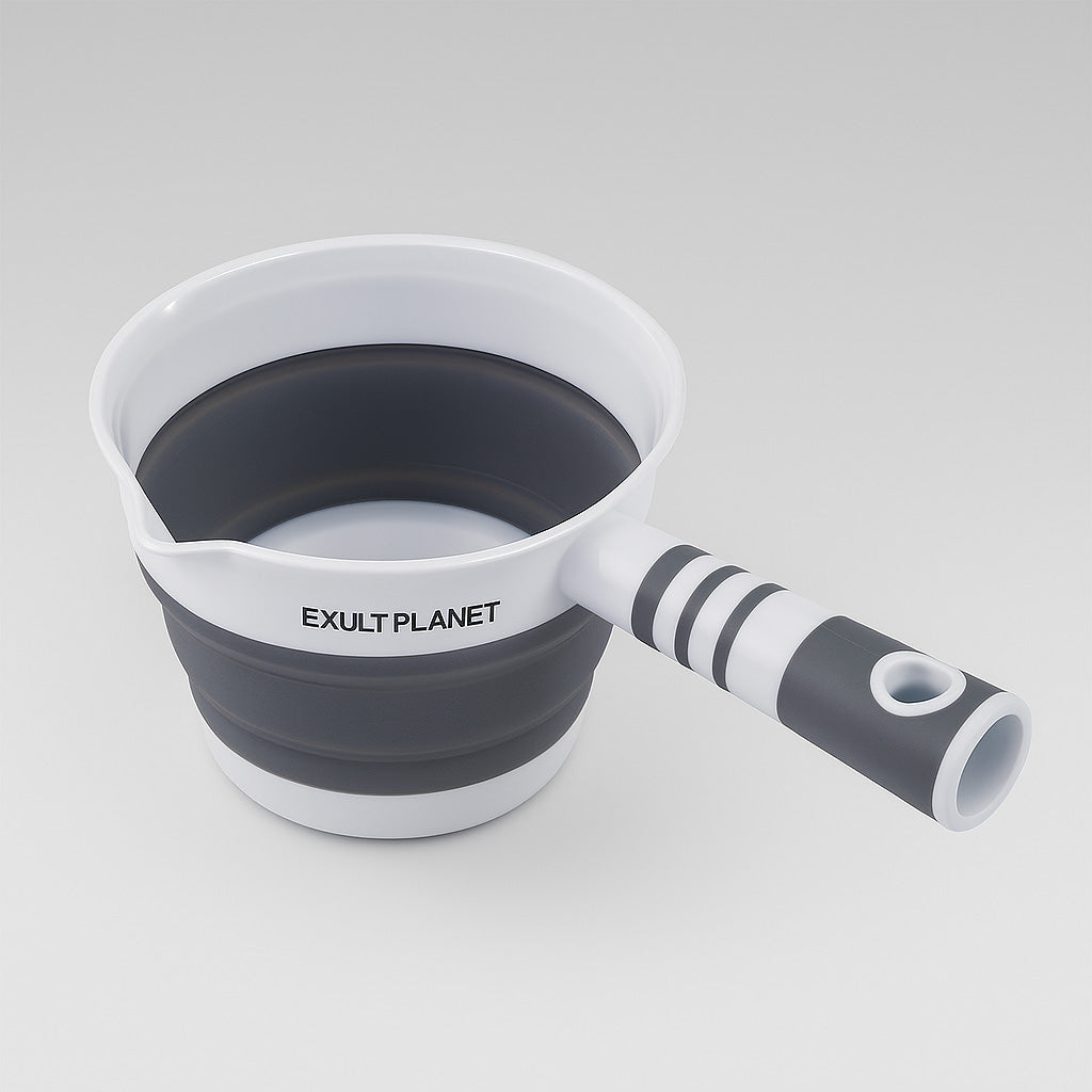 Eco-Friendly Collapsible Water Scoop for Camping and Kitchen Use