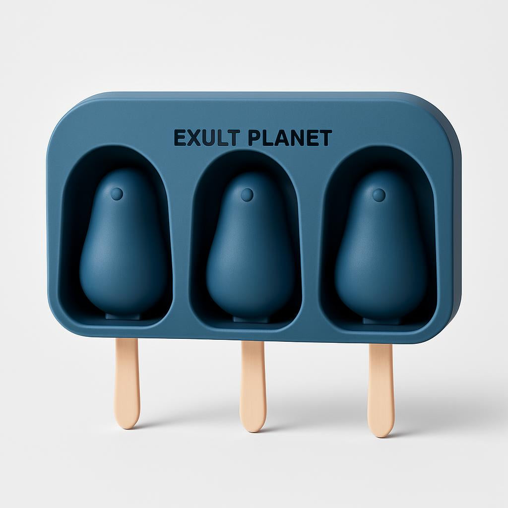Penguin Silicone Ice Cream Molds - Eco-Friendly Fun