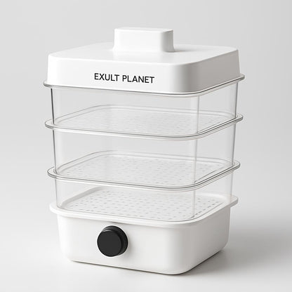 Eco-Friendly Multi-Layer Food Steamer & Storage Cover