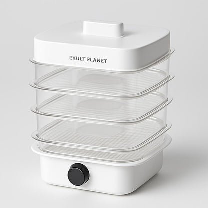 Eco-Friendly Multi-Layer Food Steamer & Storage Cover