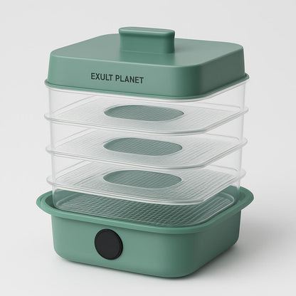 Eco-Friendly Multi-Layer Food Steamer & Storage Cover