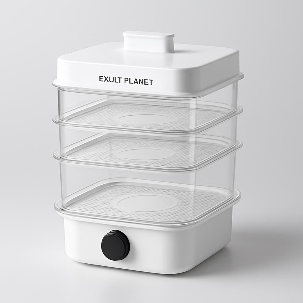 Eco-Friendly Multi-Layer Food Steamer & Storage Cover