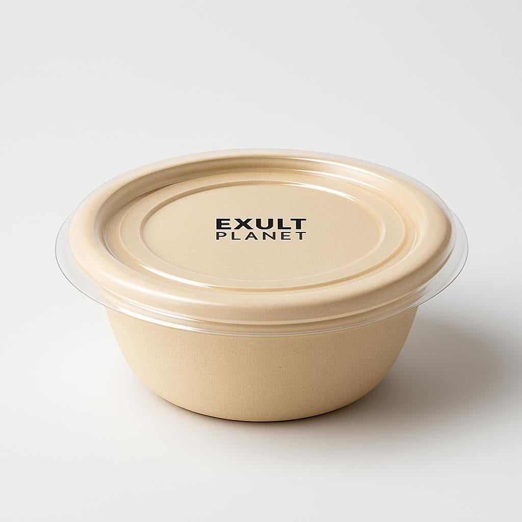 Eco-Friendly Biodegradable Soap Dishes - Beige Rectangular & Oval