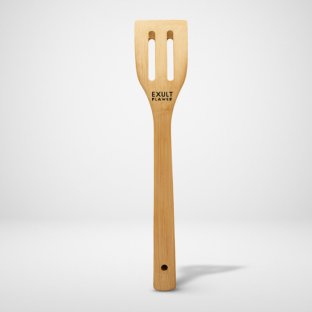 Eco-Friendly Bamboo Kitchen Utensil Set - Sustainable & Durable