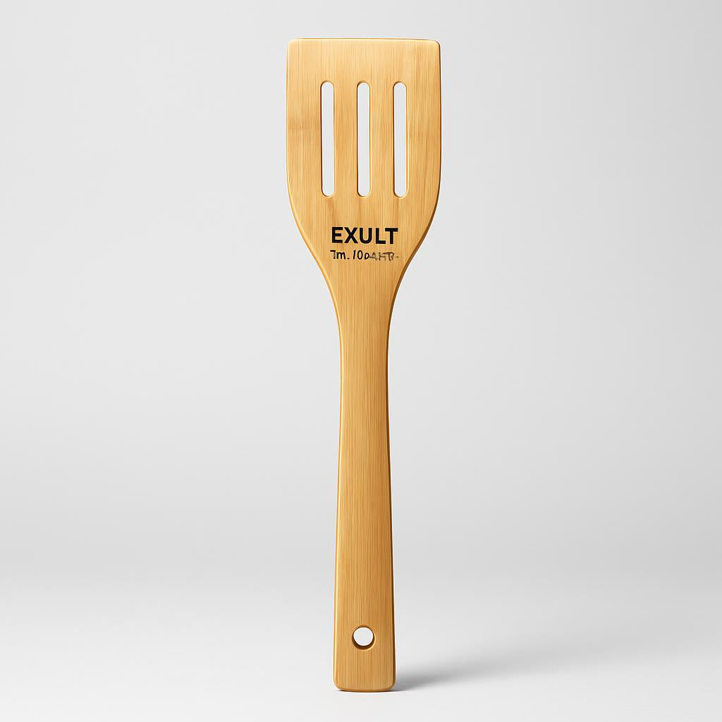 Eco-Friendly Bamboo Kitchen Utensil Set - Sustainable & Durable
