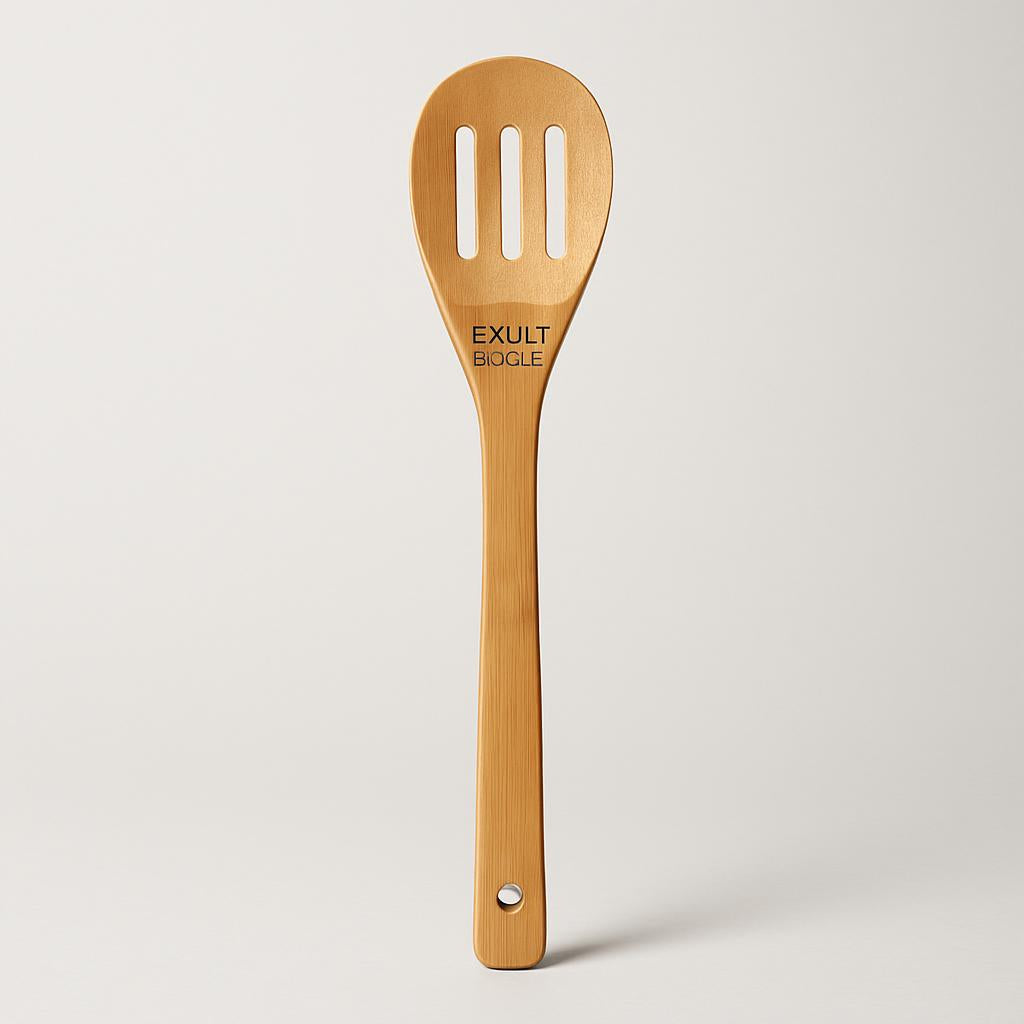 Eco-Friendly Bamboo Kitchen Utensil Set - Sustainable & Durable