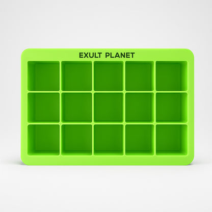 Eco-Friendly Silicone Ice Cube Tray - Durable & Reusable