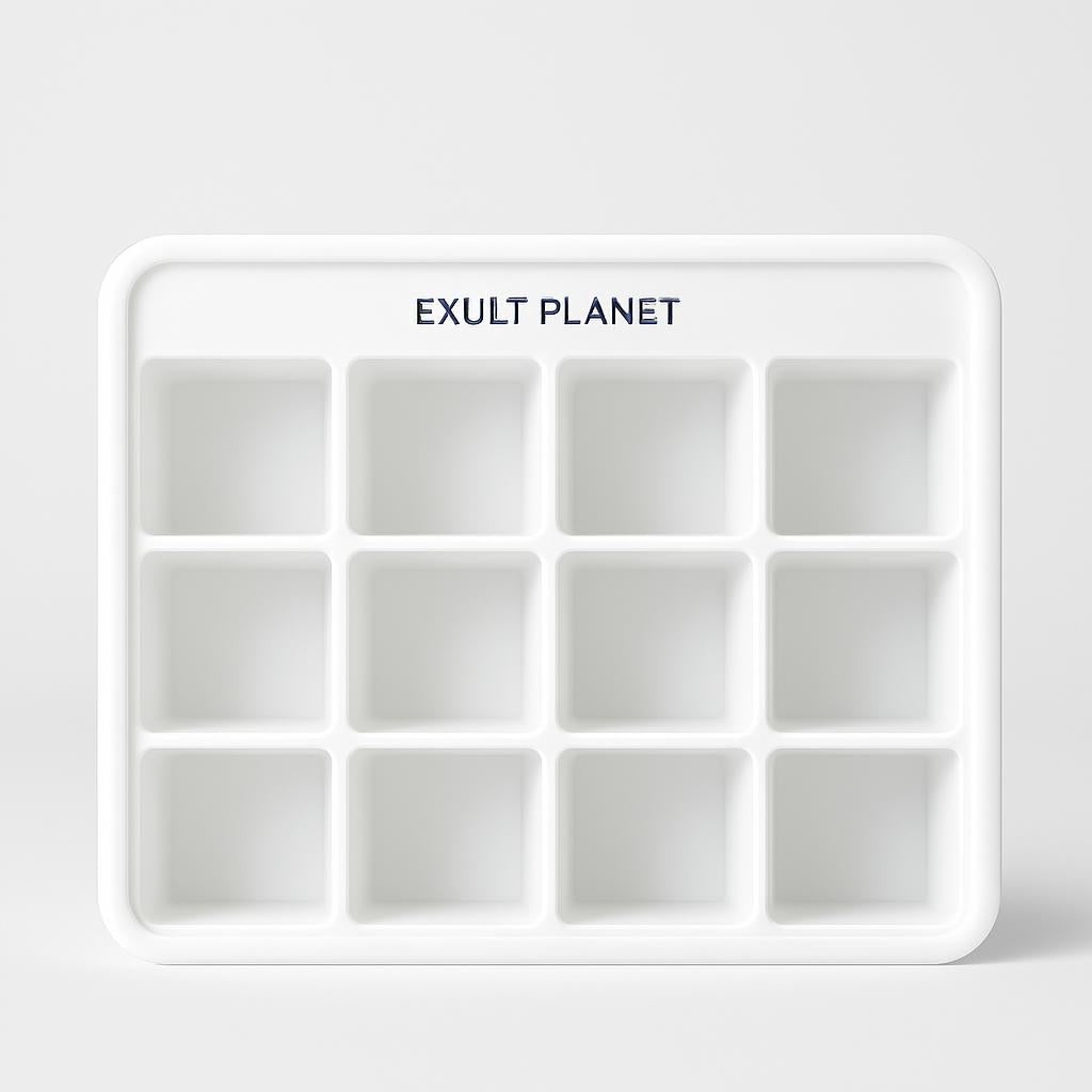 Eco-Friendly Silicone Ice Cube Tray - Durable & Reusable