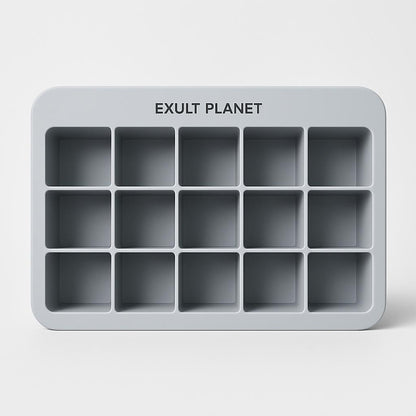 Eco-Friendly Silicone Ice Cube Tray - Durable & Reusable