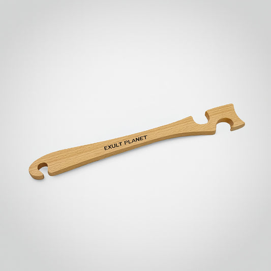 Eco-Friendly Wooden Oven Rack Puller - Natural Wood Kitchen Tool