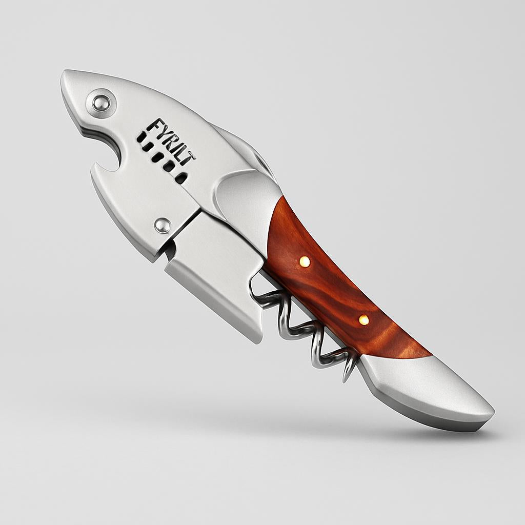 Eco-Friendly Fish-Shaped Wine Bottle Opener
