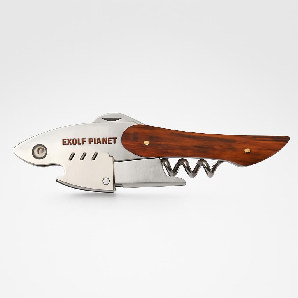 Eco-Friendly Fish-Shaped Wine Bottle Opener