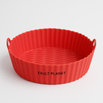 Eco-Friendly Silicone Baking Tray for Air Fryers - Reusable & Durable