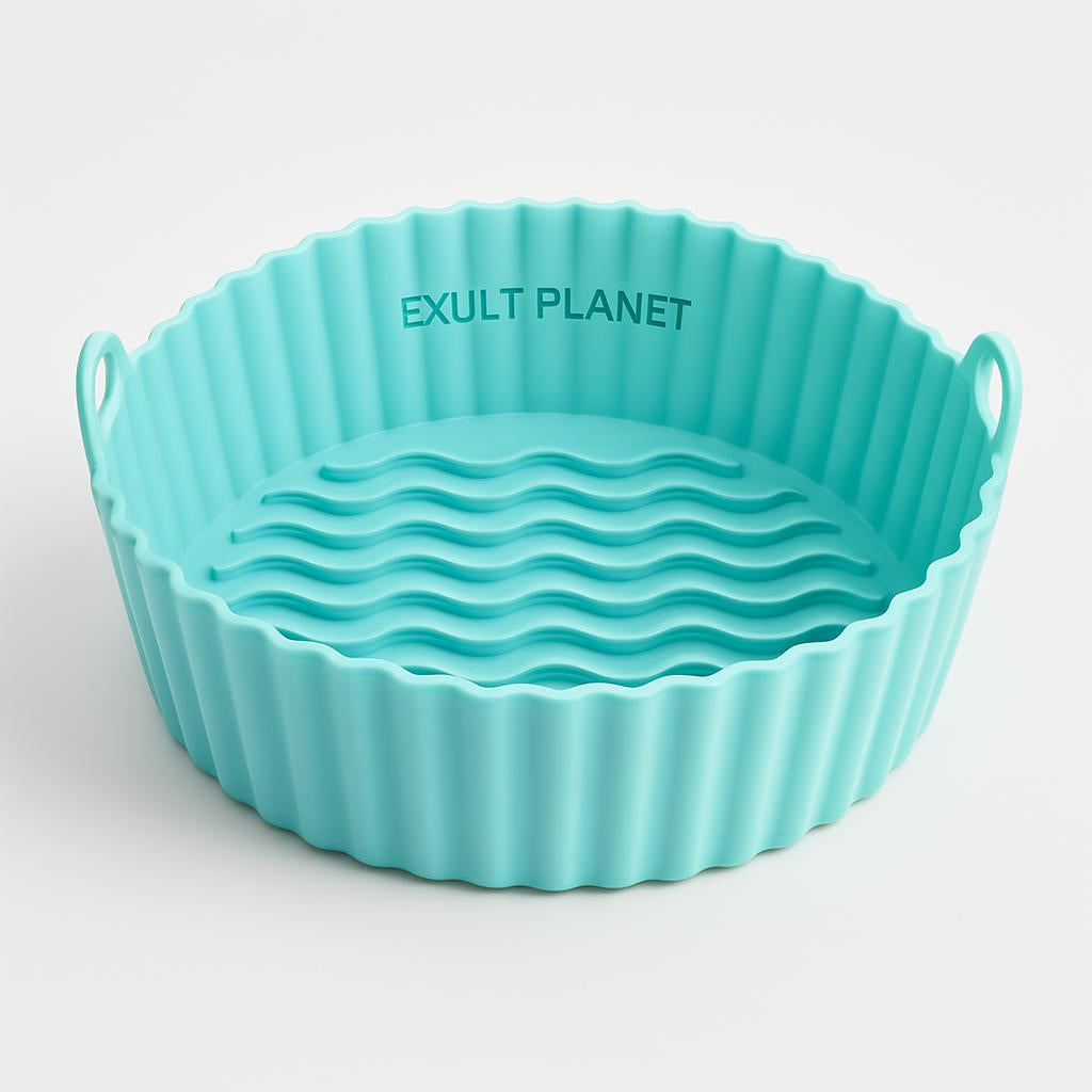Eco-Friendly Silicone Baking Tray for Air Fryers - Reusable & Durable