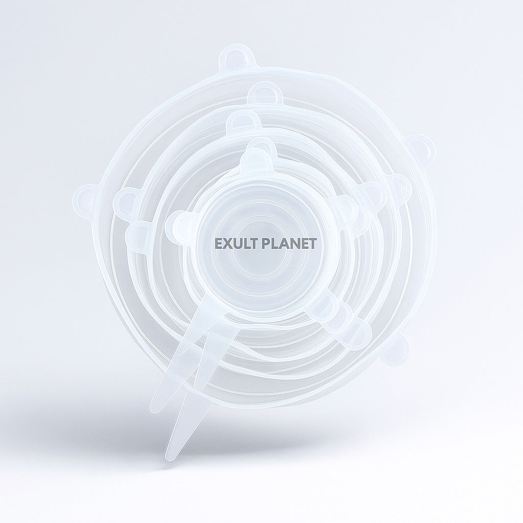 Eco-Friendly Silicone Stretch Lids - Reusable Food Storage Solution