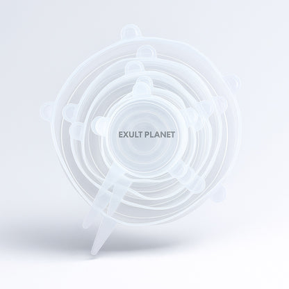 Eco-Friendly Silicone Stretch Lids - Reusable Food Storage Solution