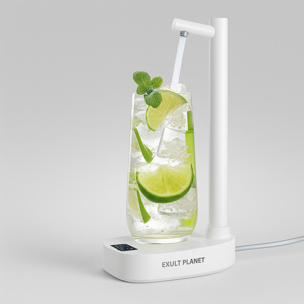 Eco-Friendly Automatic Rechargeable Water Dispenser for Desktop Use