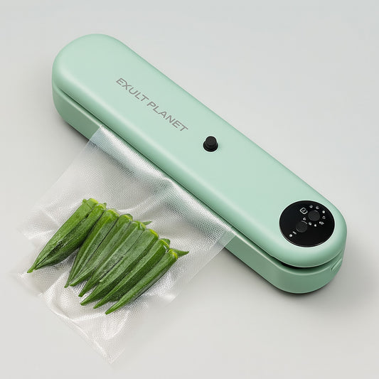 Compact Eco-Friendly Vacuum Sealer for Food Preservation