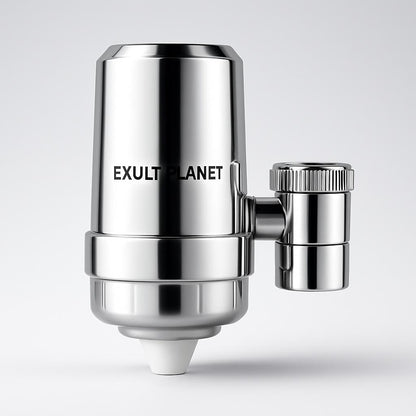 Silver Faucet Water Filter - Eco-Friendly, Water-Saving, Easy Installation
